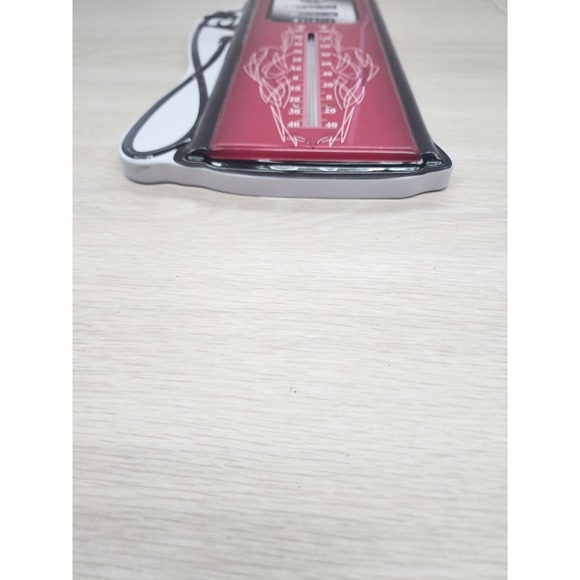 Hot Rod Fuel High Octane Metal Gas Pump Sign Thermometer Garage Man Cave - Picture 10 of 13